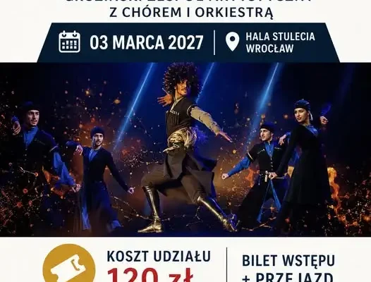 Seniorzy z gminy Kostomłoty pojadą na gruzińskie widowisko do Wrocławia