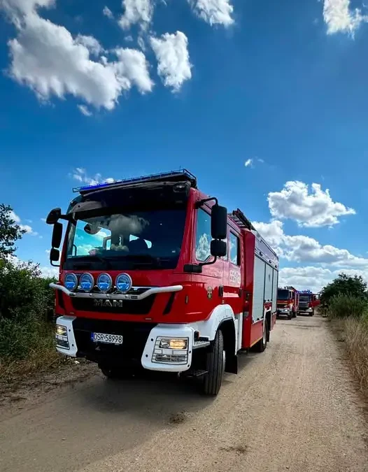 Podsumowanie interwencji strażaków z Miękini: pożary, owady i fałszywe alarmy