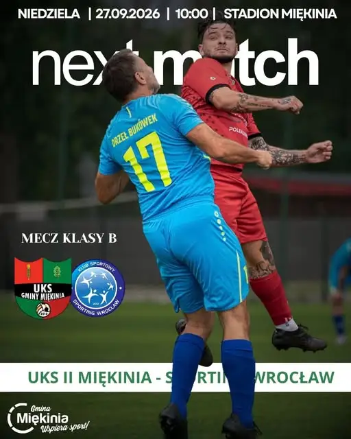 UKS II Gminy Miękinia zagra u siebie ze Sportingiem Wrocław