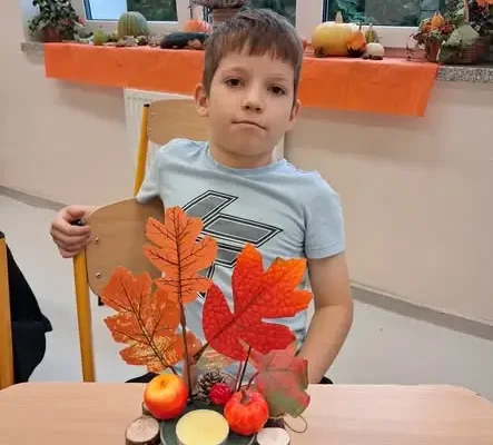 Warsztaty florystyczne w klasie 3B – jesienne stroiki pod okiem Hani Bochyńskiej
