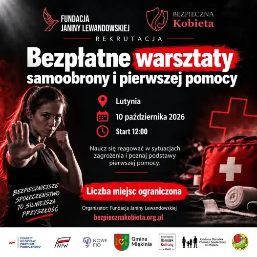 Bezpieczna Kobieta – warsztaty samoobrony w Lutyni