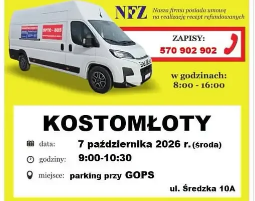 Bezpłatne badanie wzroku w Kostomłotach – 7 października 2026