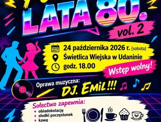 Zaproszenie na spotkanie mieszkańców Udanina – 24 października 2026
