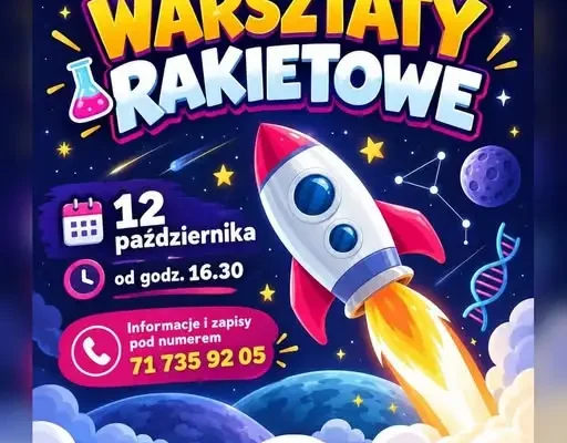 Warsztaty rakietowe w Miękini – dzieci zbudują i wystrzelą własne rakiety