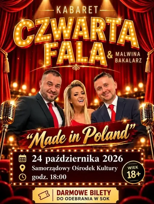 Kabaret Czwarta Fala wystąpi w Miękini. Bezpłatne bilety już do odbioru
