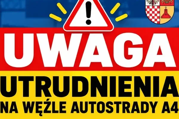 Utrudnienia na węźle Udanin i Gościsław – zamknięte łącznice na A4