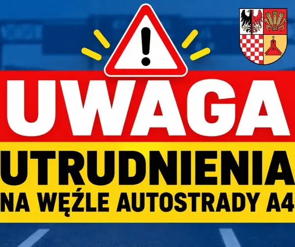 Utrudnienia na węźle Udanin i Gościsław – zamknięte łącznice na A4