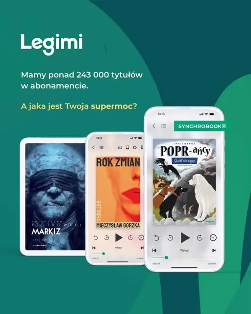 Legimi za darmo w Gminie Udanin – cała biblioteka w Twojej kieszeni
