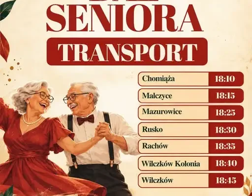 Gminny Bal Seniora w Kwietnie – bezpłatny transport i wspólna zabawa