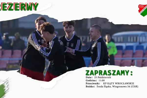 Rezerwy Polonii Środa Śląska zagrają dziś z KP Kąty Wrocławskie