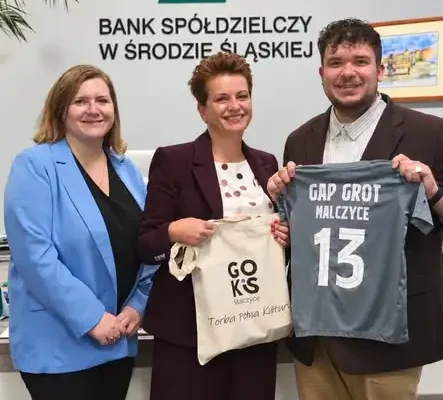 Bank Spółdzielczy w Środzie Śląskiej sponsorem Gminnej Akademii Piłkarskiej „Grot” Malczyce