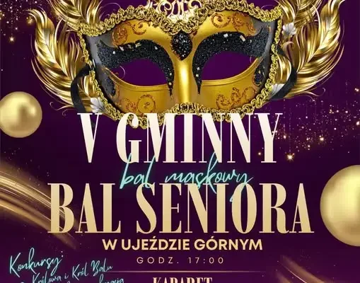 V Gminny Bal Seniora w Ujeździe Górnym – zaproszenie dla seniorów z gminy Udanin