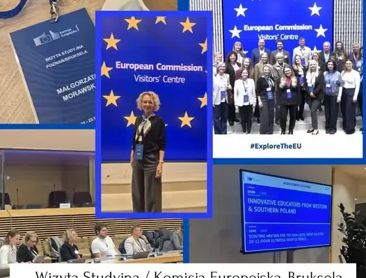 Nauczycielka informatyki z wizytą studyjną w Komisji Europejskiej w Brukseli